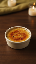 Crème brûlée artesanal de vainilla tahitiana