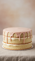 Tarta de capas con vainilla bourbon